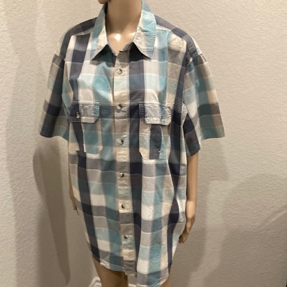 Woolrich plaid button down shirt